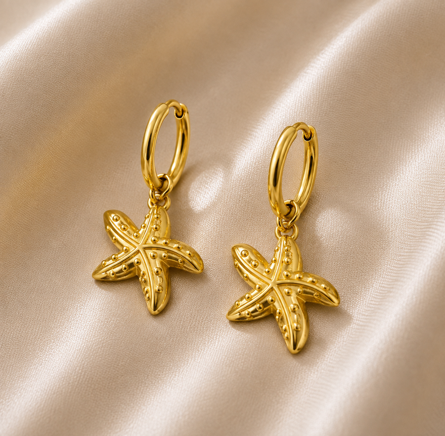 Star earrings | stainless steel