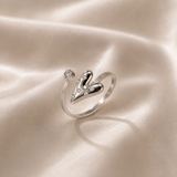 Heart ring | stainless steel